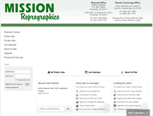Tablet Screenshot of missionreproplanroom.com